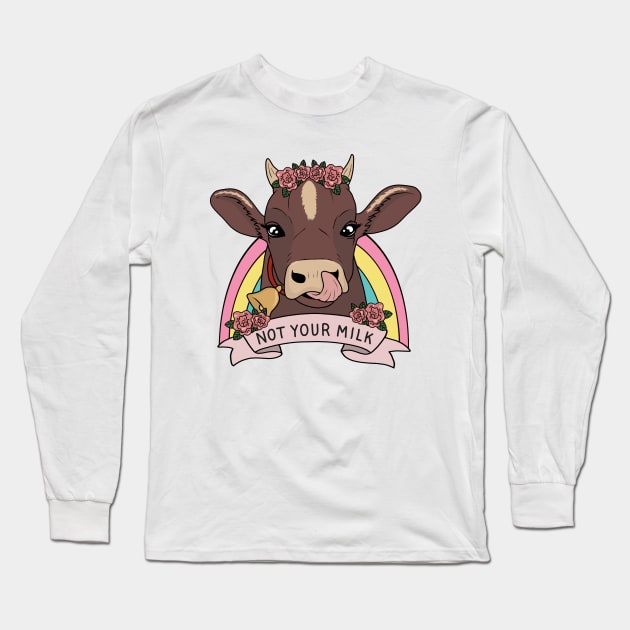 Not your milk Long Sleeve T-Shirt by valentinahramov